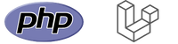 PhP + Laravel Logo